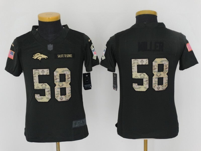 Broncos Broncos ( Youth) Style 2 Football Jersey football jersey product view 1