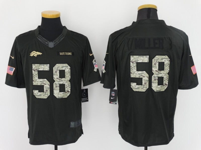 Broncos Style 22 Football Jersey football jersey product view 1