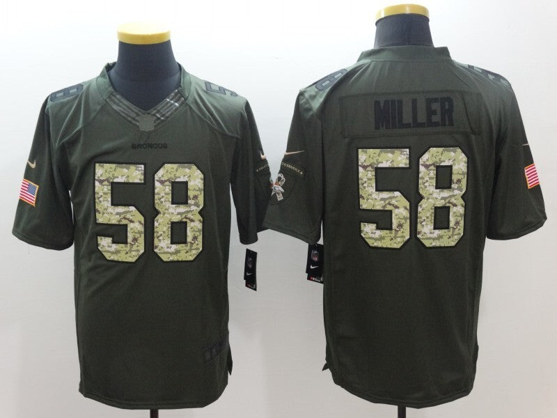 Broncos Style 23 Football Jersey football jersey product view 1