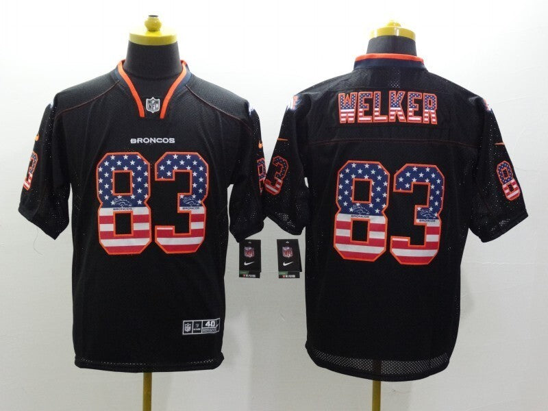 Broncos Style 3 Football Jersey football jersey product view 1