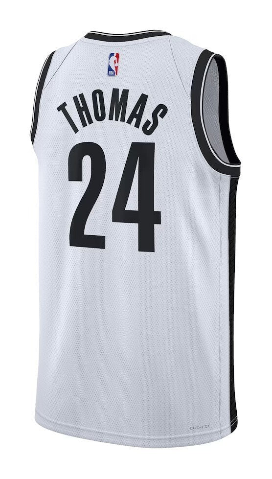 Brooklyn Nets 2024-25 Association Style 2 Basketball Jersey basketball jersey product view 1