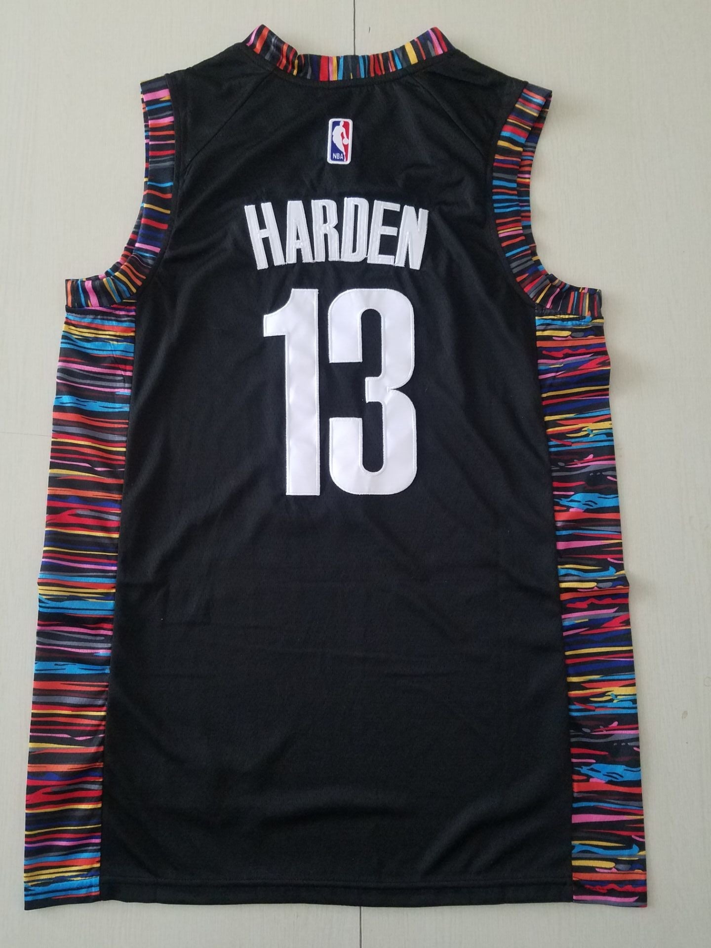 Brooklyn Nets #13 James Harden Nets 13 Black City S-XXL Style 1 Basketball Jersey basketball jersey product view 1