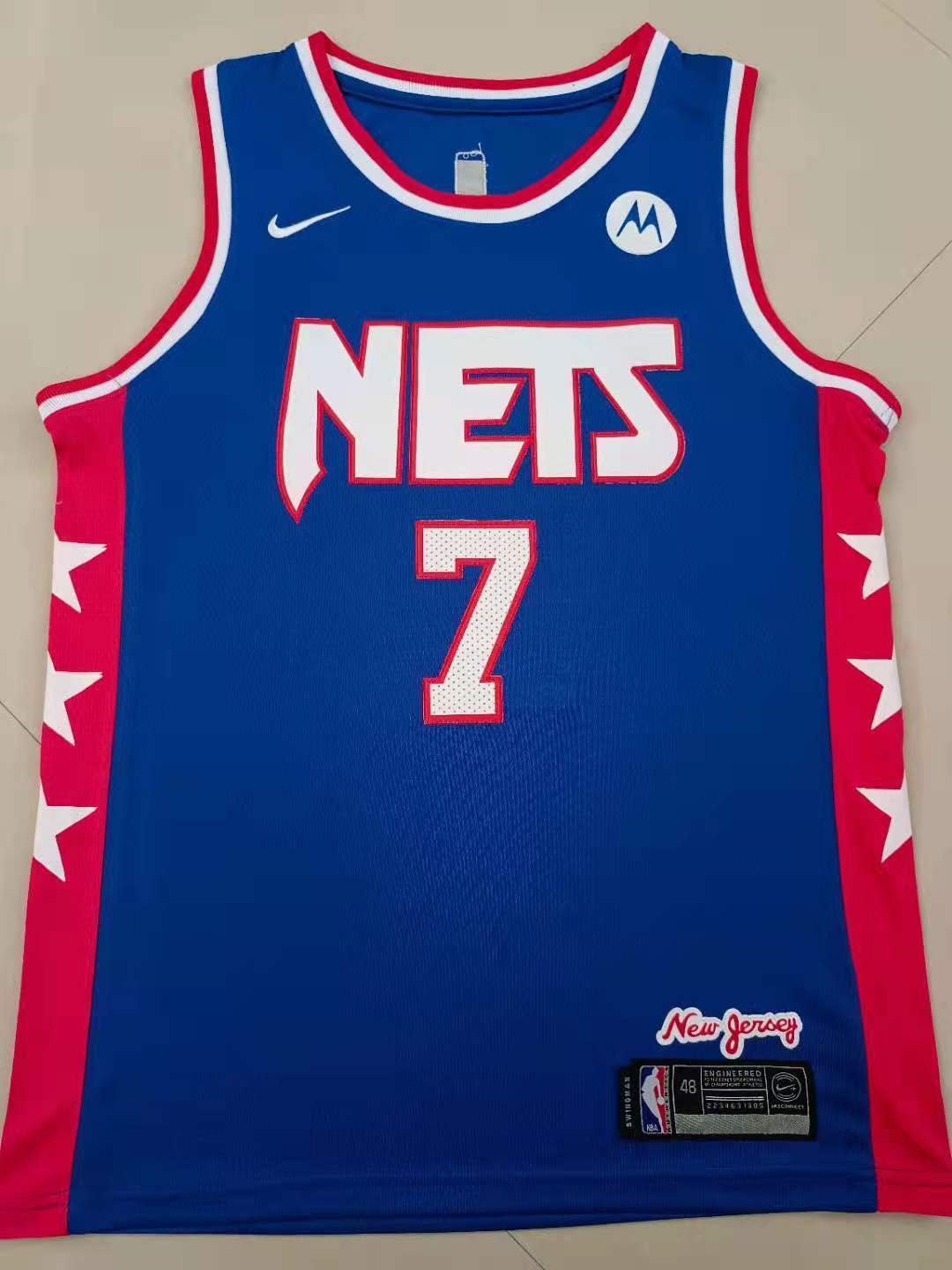 Brooklyn Nets #7 Kevin Durant Nets 7# Jersey Style 2 Basketball Jersey basketball jersey product view 1