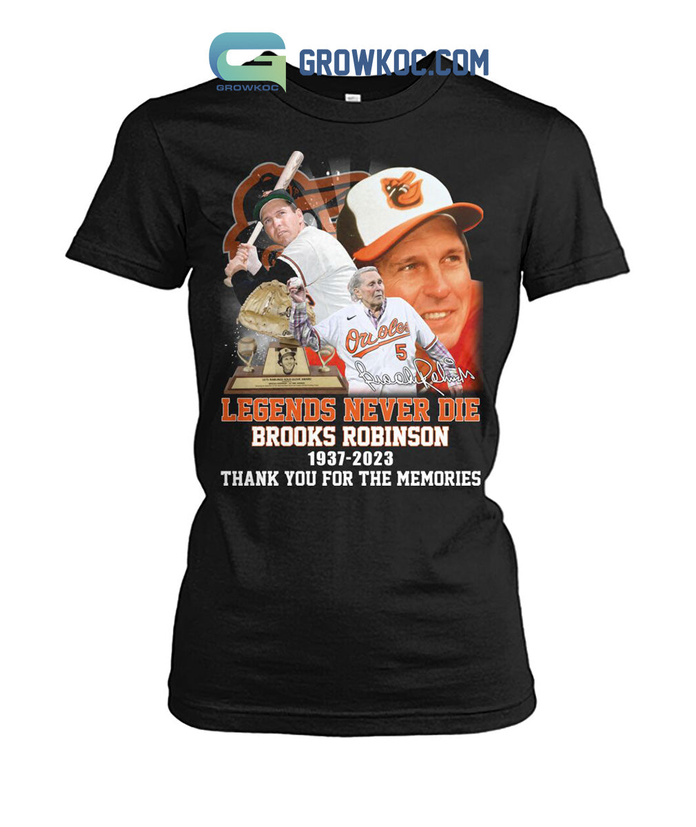 Brooks Robinson Baltimore Orioles 1937 2023 Legends Never Die Memories Baseball Jersey baseball jersey product view 1
