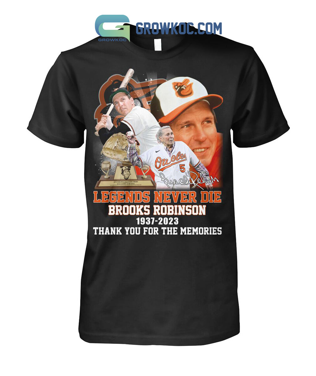 Brooks Robinson Baltimore Orioles 1937 2023 Legends Never Die Memories Baseball Jersey baseball jersey product view 3
