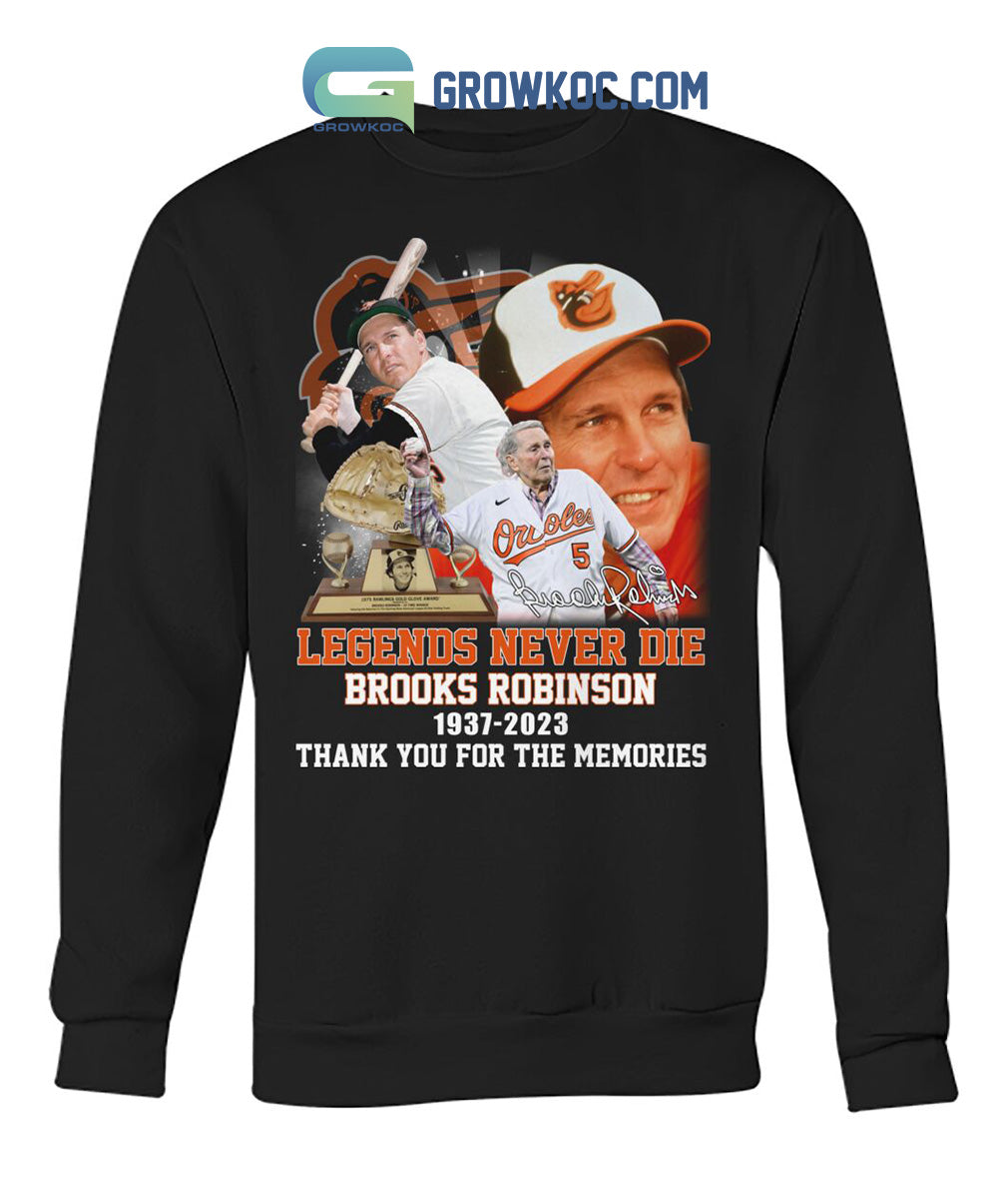 Brooks Robinson Baltimore Orioles 1937 2023 Legends Never Die Memories Baseball Jersey baseball jersey product view 4