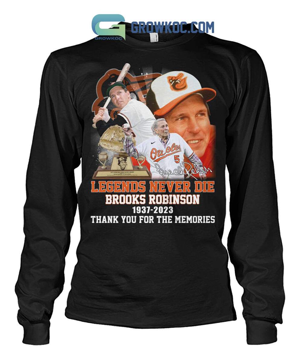 Brooks Robinson Baltimore Orioles 1937 2023 Legends Never Die Memories Baseball Jersey baseball jersey product view 5