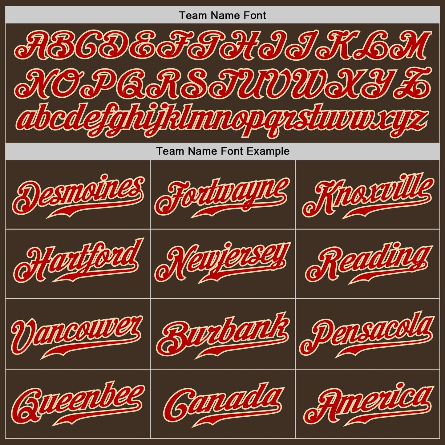 Custom Brown Cream Pinstripe Red-Cream Authentic Baseball Jersey baseball jersey product view 5