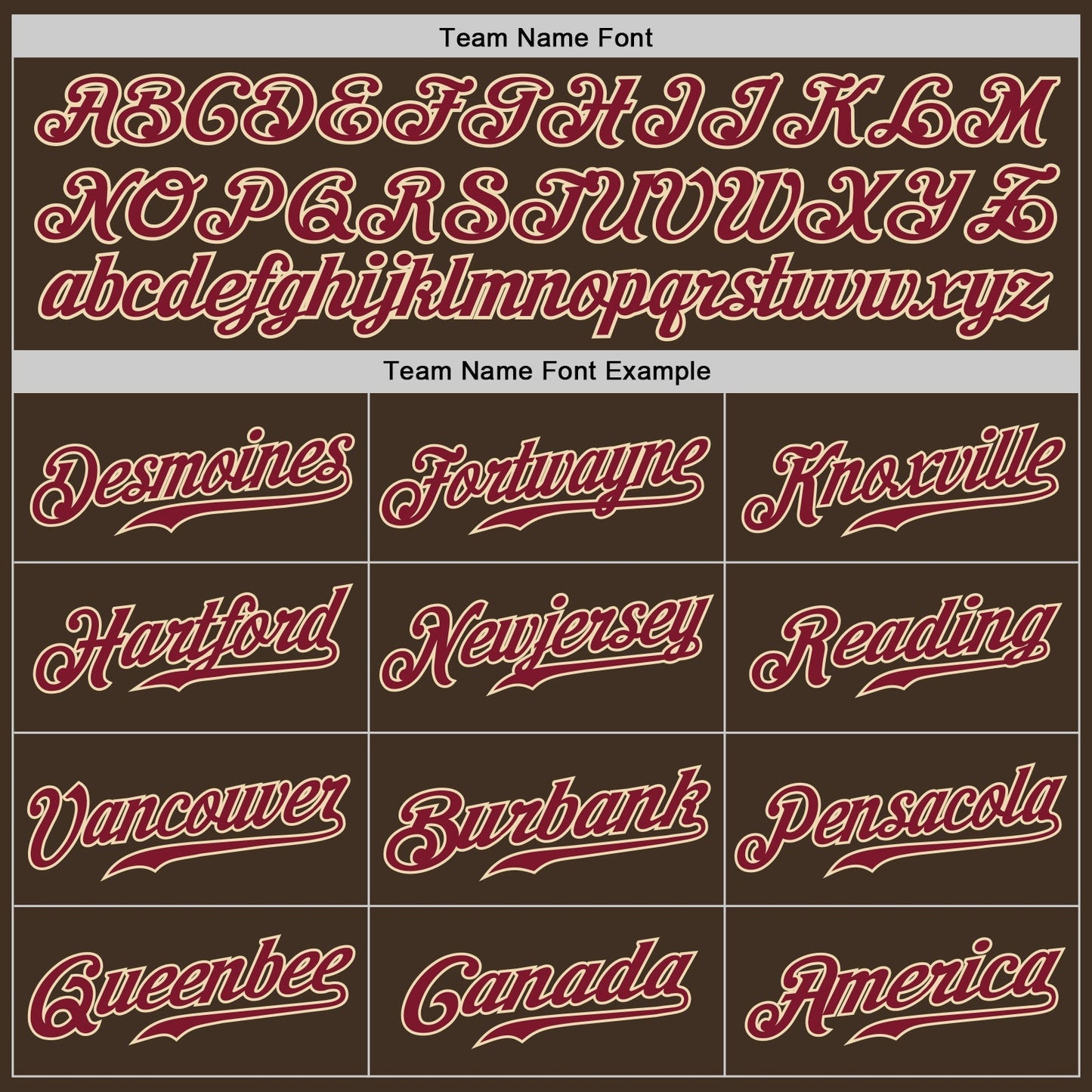 Custom Brown Crimson-City Cream Authentic Baseball Jersey baseball jersey product view 4