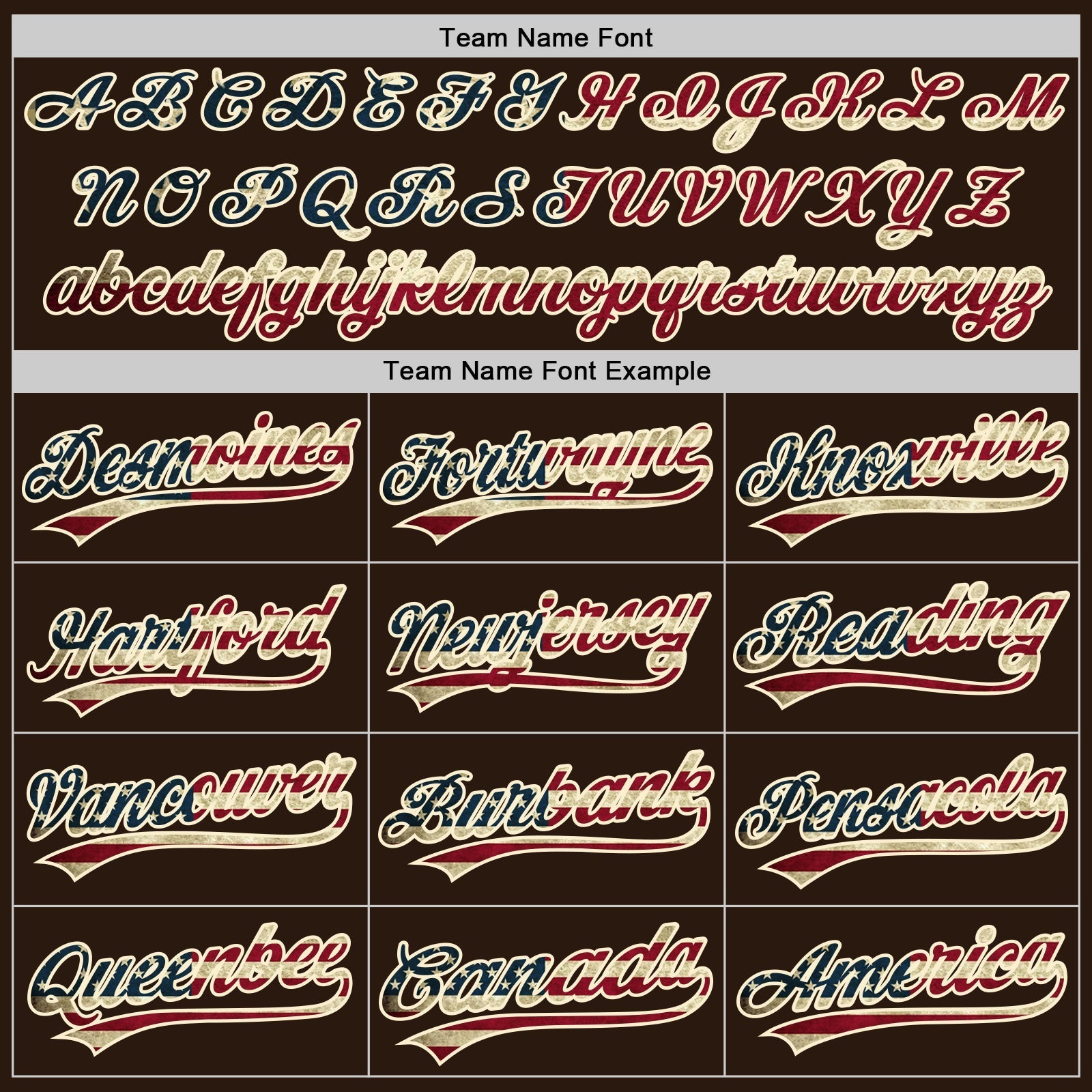 Custom Brown Vintage USA Flag-Cream Authentic Baseball Jersey baseball jersey product view 4