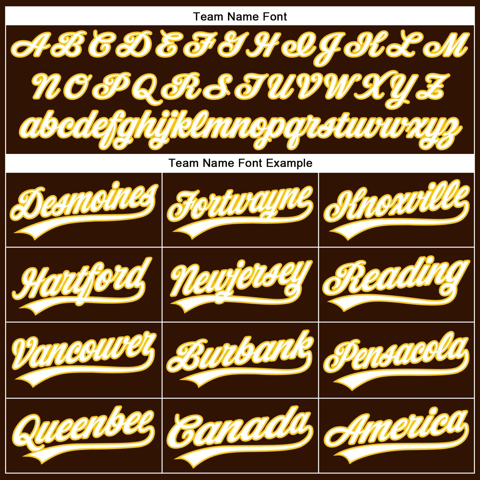 Custom Brown White Pinstripe Yellow Authentic Baseball Jersey baseball jersey product view 4