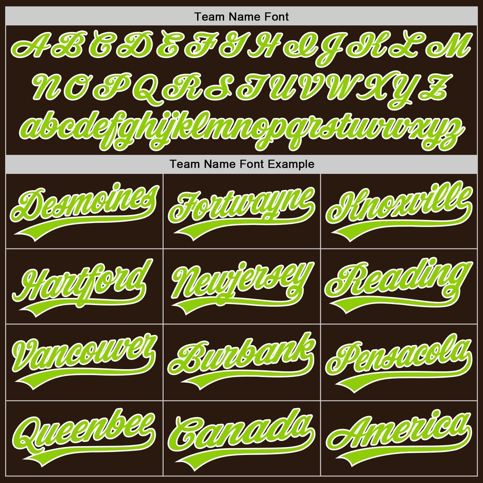 Custom Brown Neon Green-White Authentic Baseball Jersey baseball jersey product view 4