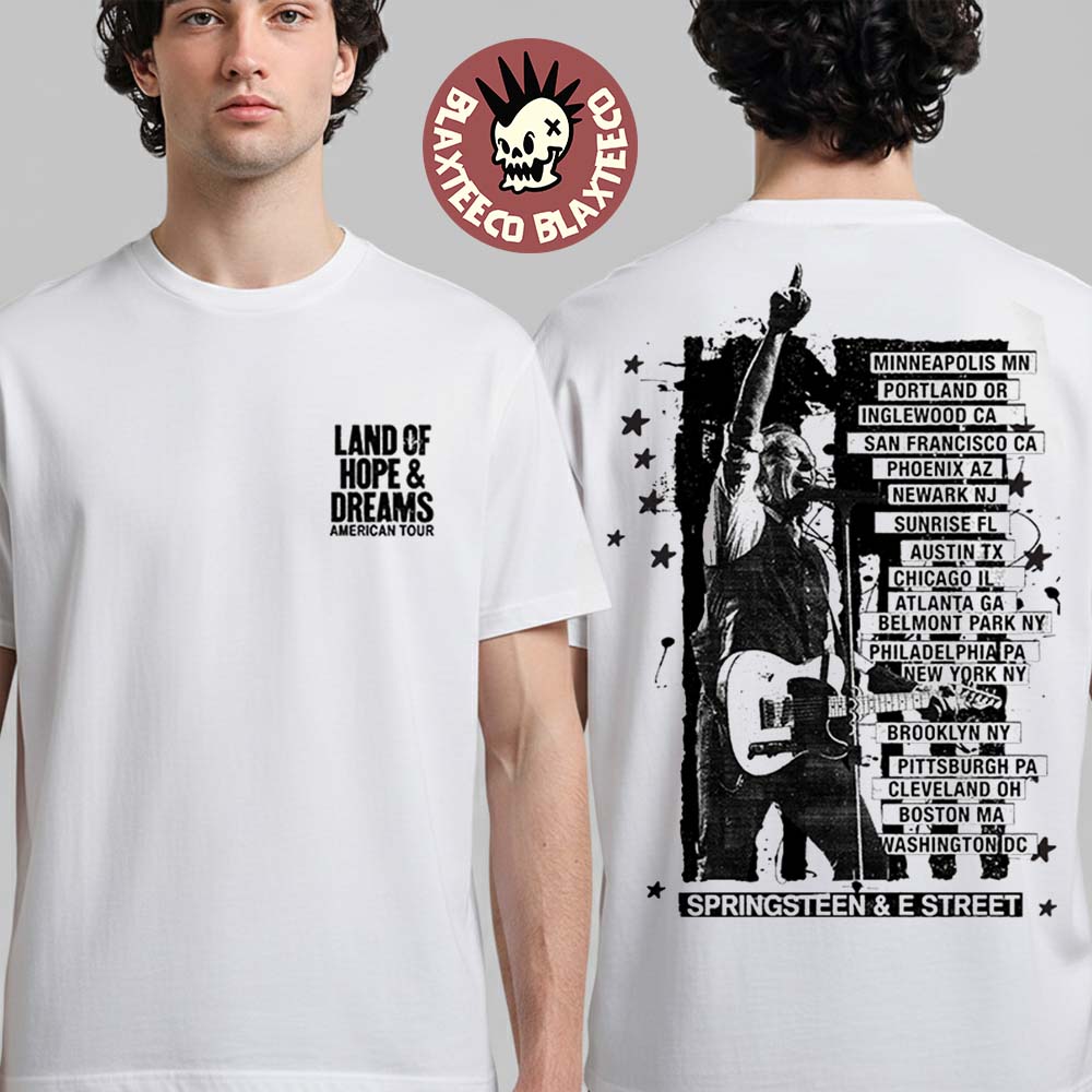 Bruce Springsteen And E Street Land Of Hope And Dreams American Tour 2026 Merch Logo T-Shirt - T-Shirt, Sweatshirt, Hoodie