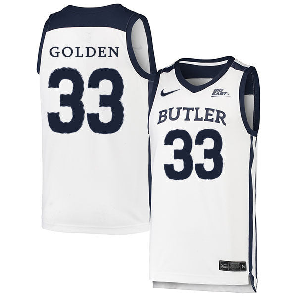 Bryce Golden 33 White College Football Jersey football jersey product view 1