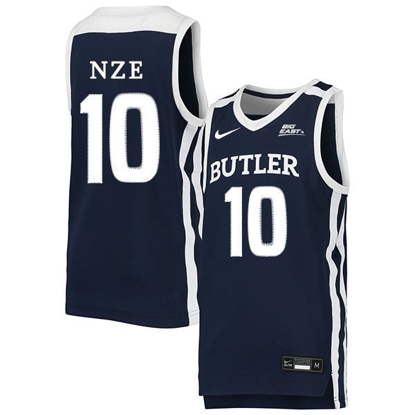 Bryce Nze 10 Navy College Football Jersey football jersey product view 1