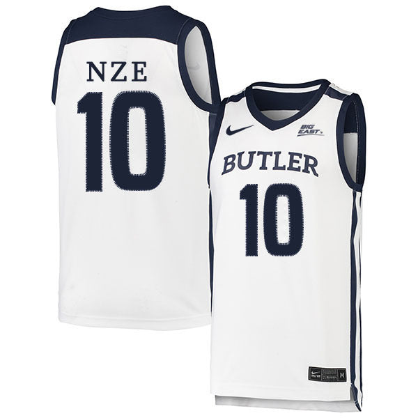 Bryce Nze 10 White College Football Jersey football jersey product view 1