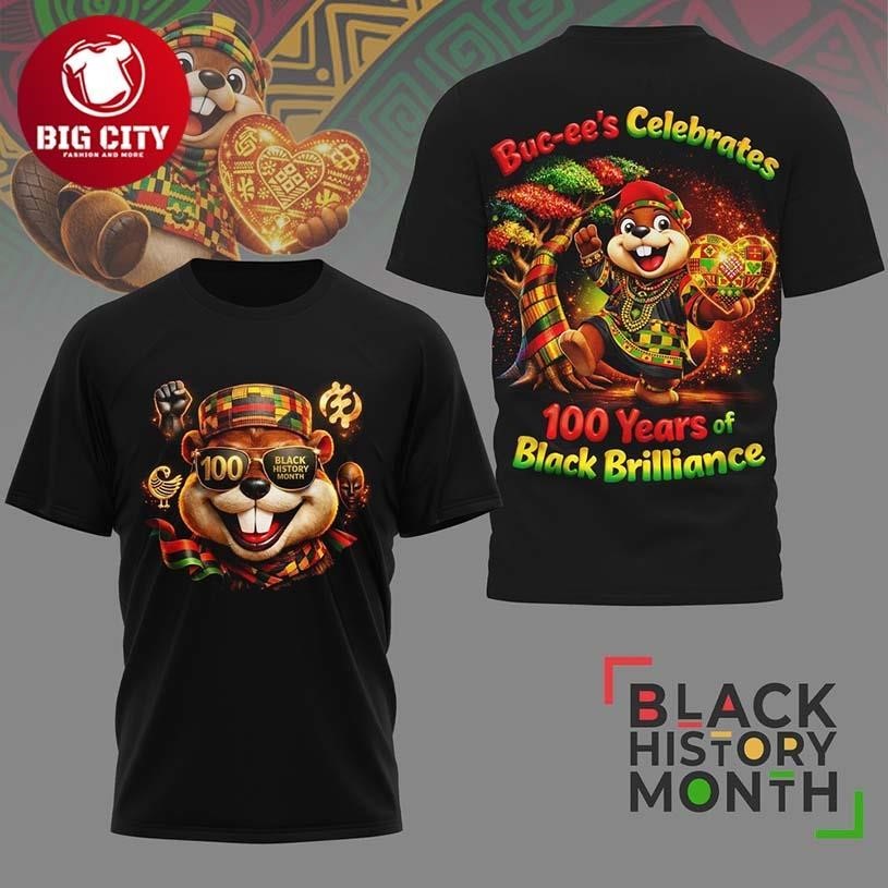 Buc-ee's 100 Years of Black Brilliance Special Two - Adult & Kids T-Shirts, Sweatshirts & Hoodies apparel design preview 1