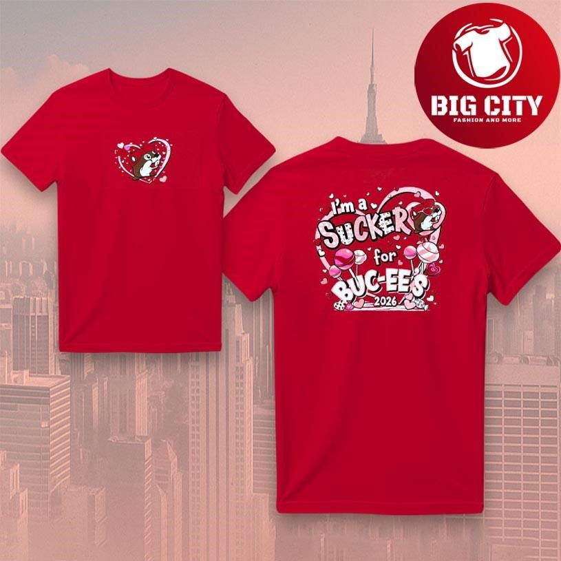 Buc-ees 2026 Valentines New Two Sided Shirt Unisex T-shirt, Sweatshirt, Hoodie, Long Sleeve Tee - T-Shirt, Sweatshirt, Hoodie