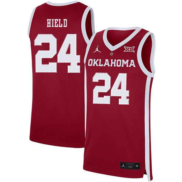 Buddy Hield 24 Red College Football Jersey football jersey product view 1