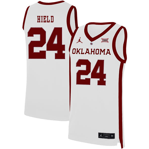 Buddy Hield 24 White College Football Jersey football jersey product view 1