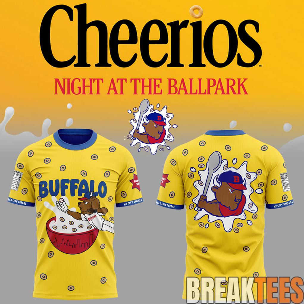 Buffalo Bisons Cheerios Night at the Ballpark T-Shirt Unisex T-shirt, Sweatshirt, Hoodie, Long Sleeve Tee - T-Shirt, Sweatshirt, Hoodie