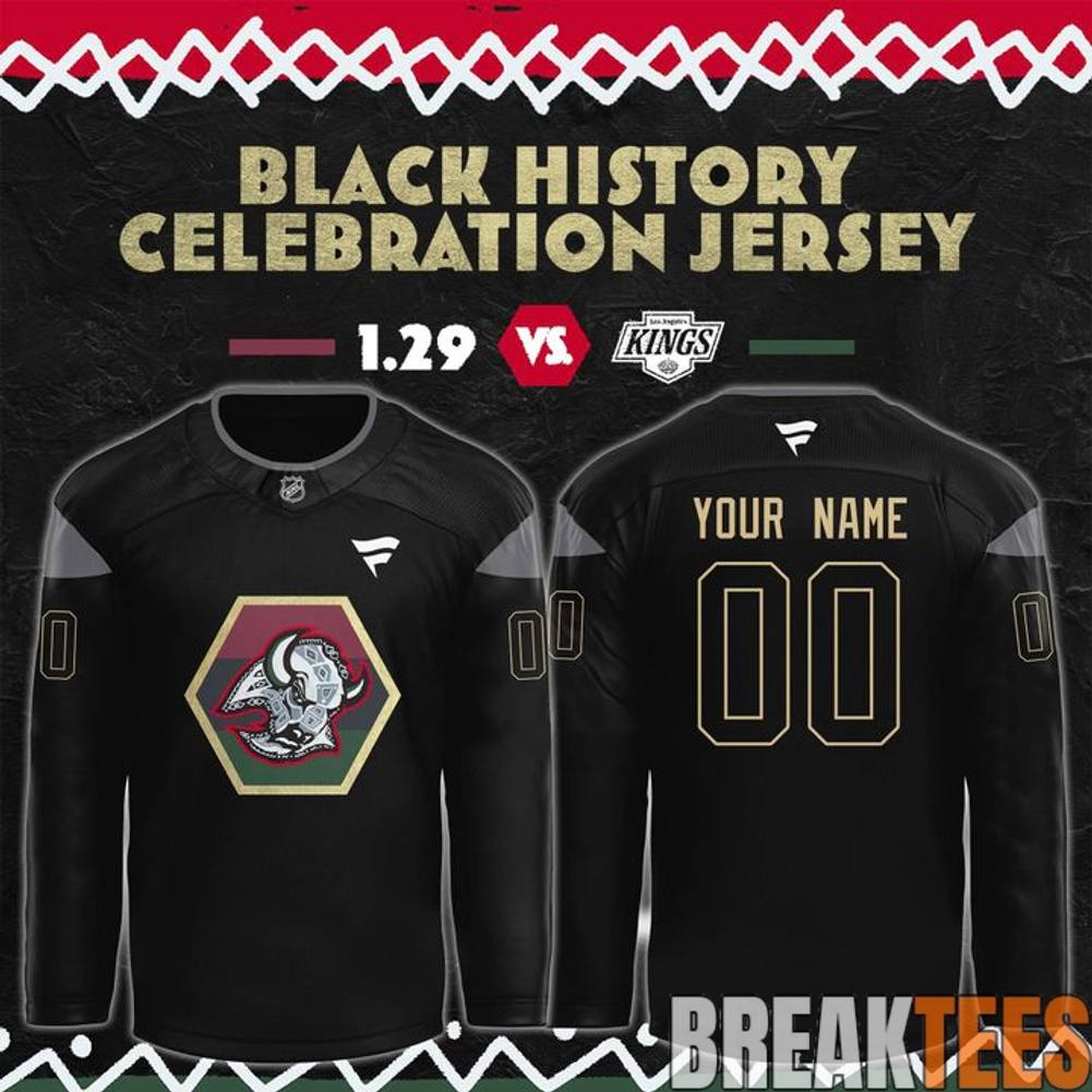 Buffalo Sabres 2026 Black History Celebration Custom Hockey Jersey Unisex T-shirt, Sweatshirt, Hoodie, Long Sleeve Tee - T-Shirt, Sweatshirt, Hoodie