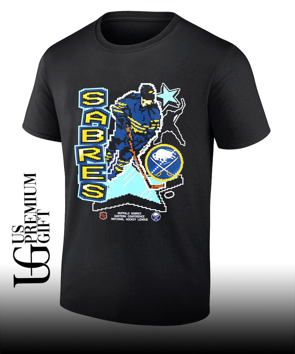 Buffalo Sabres Eastern Conference National Hockey League 8 bit shirt Unisex T-shirt, Sweatshirt, Hoodie, Long Sleeve Tee - T-Shirt, Sweatshirt, Hoodie