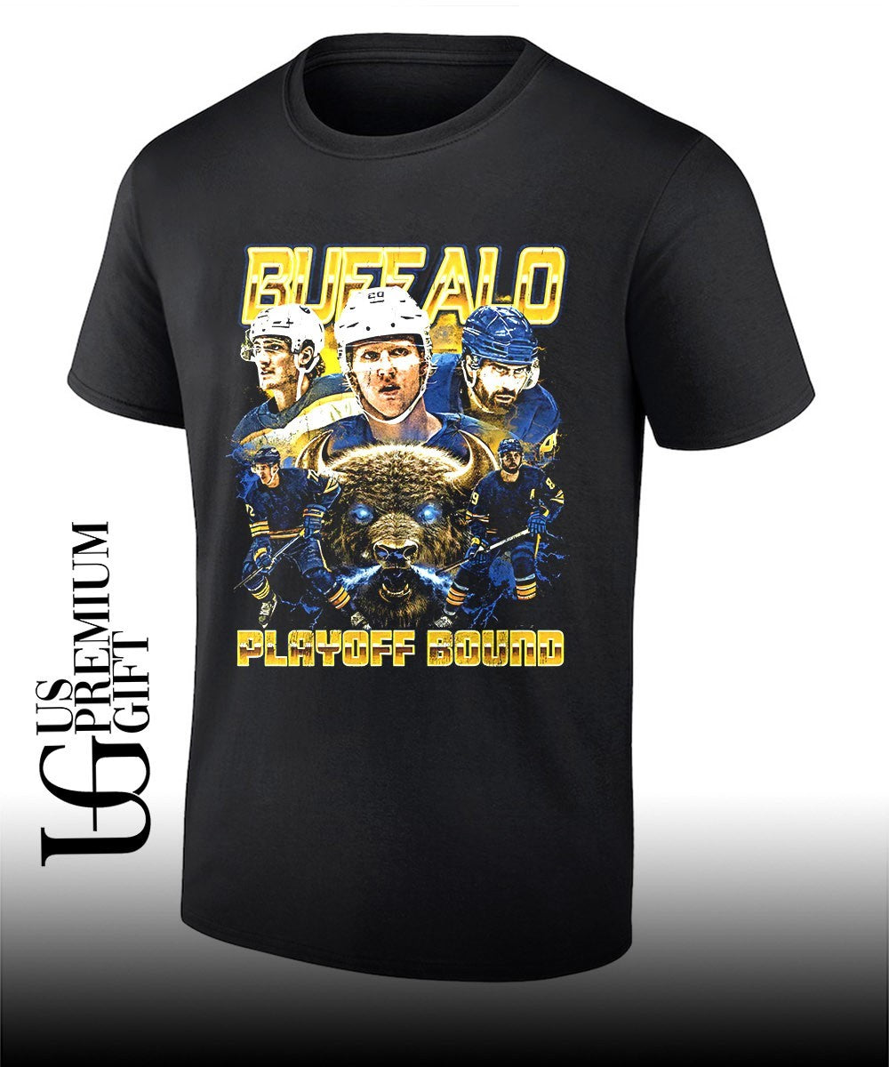 Buffalo Sabres Hockey 2026 Playoff Bound graphic shirt Unisex T-shirt, Sweatshirt, Hoodie, Long Sleeve Tee - T-Shirt, Sweatshirt, Hoodie