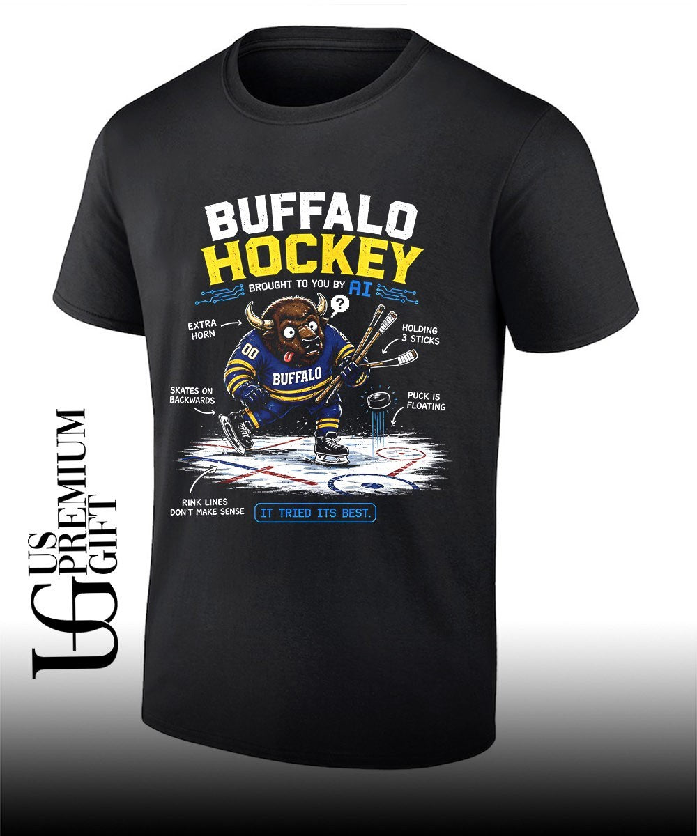 Buffalo Sabres Hockey it tried its best graphic shirt Unisex T-shirt, Sweatshirt, Hoodie, Long Sleeve Tee - T-Shirt, Sweatshirt, Hoodie