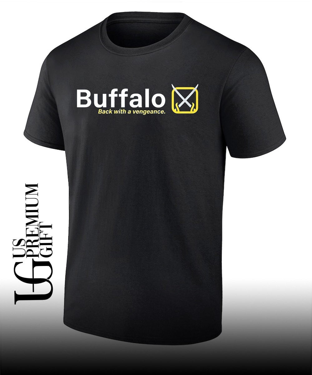 Buffalo Sabres back with a Vengeance shirt Unisex T-shirt, Sweatshirt, Hoodie, Long Sleeve Tee - T-Shirt, Sweatshirt, Hoodie
