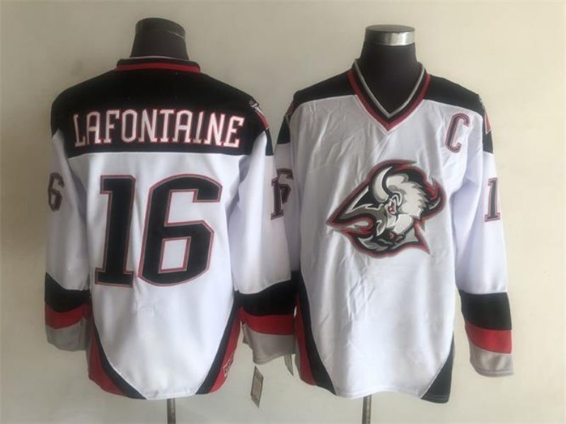 Buffalo Sabres #16 Pat LaFontaine Hockey Jersey hockey jersey product view 1