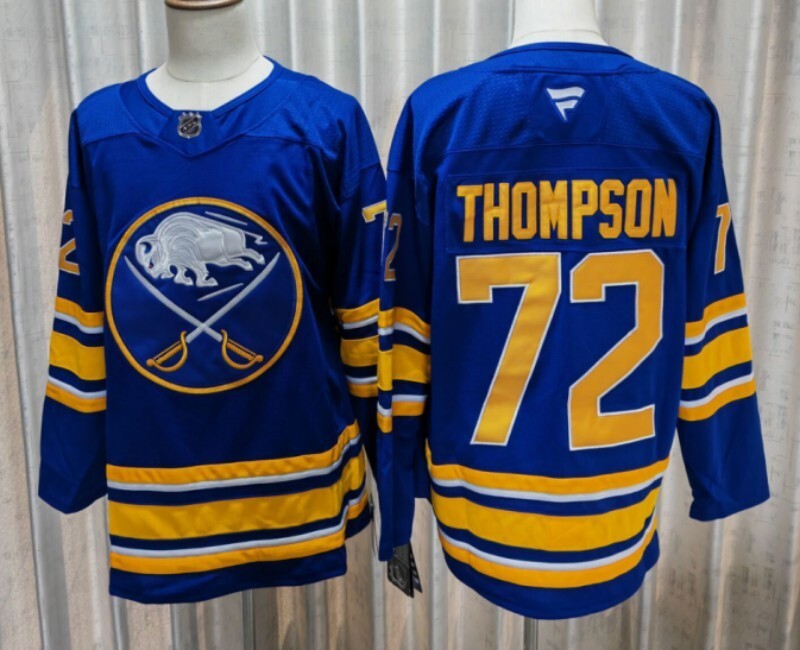 Buffalo Sabres #72 Tage Thompson Style 2 Hockey Jersey hockey jersey product view 1