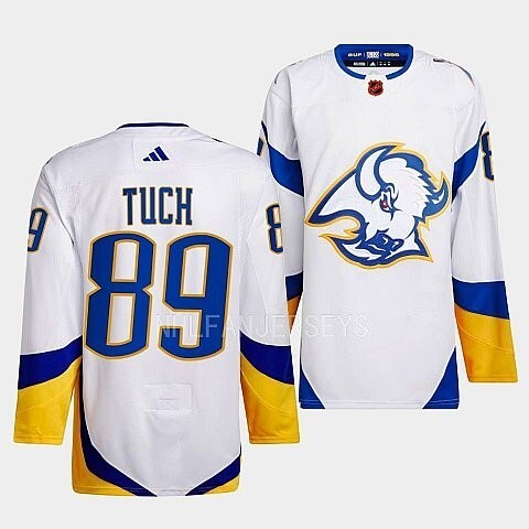 Buffalo Sabres #89 alex-tuch-white-2022reverse-retro-2.0-authentic-primegreen-jersey_conew1 hockey jersey product view 1
