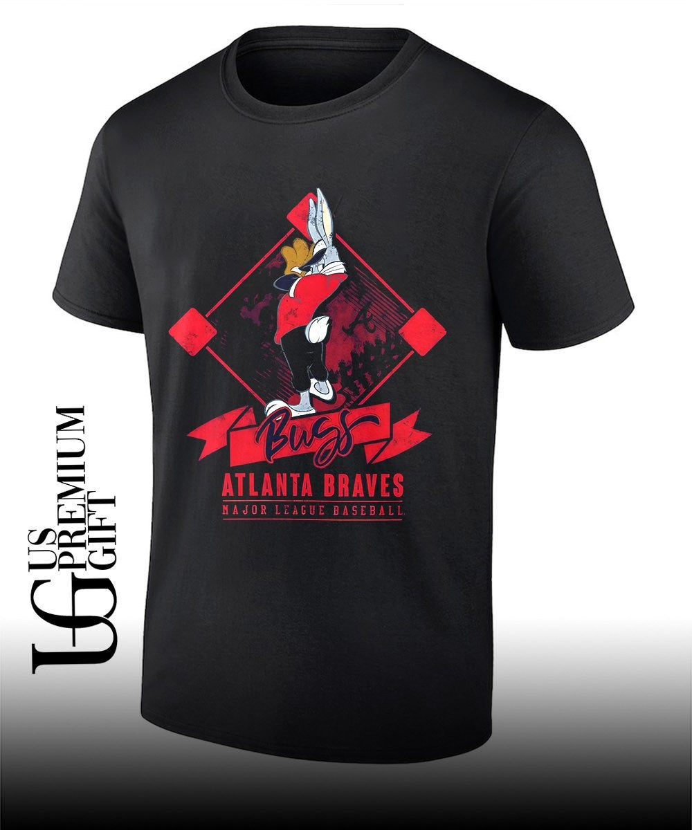 Bugs Bunny Pitch Atlanta Braves baseball shirt Unisex T-shirt, Sweatshirt, Hoodie, Long Sleeve Tee - T-Shirt, Sweatshirt, Hoodie
