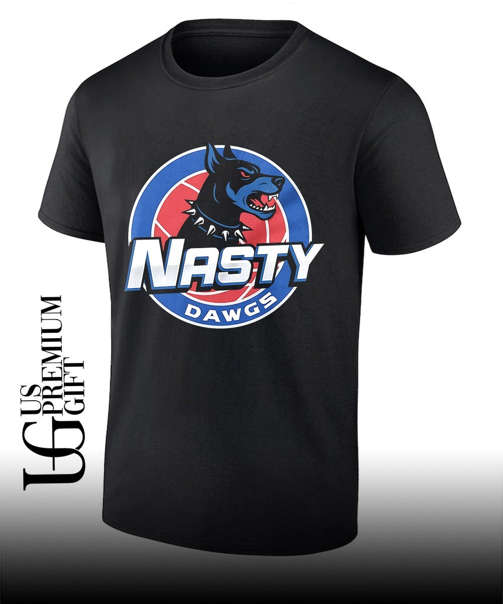 Bulldog Nasty Dawgs Detroit Pistons NBA mascot shirt Unisex T-shirt, Sweatshirt, Hoodie, Long Sleeve Tee - T-Shirt, Sweatshirt, Hoodie