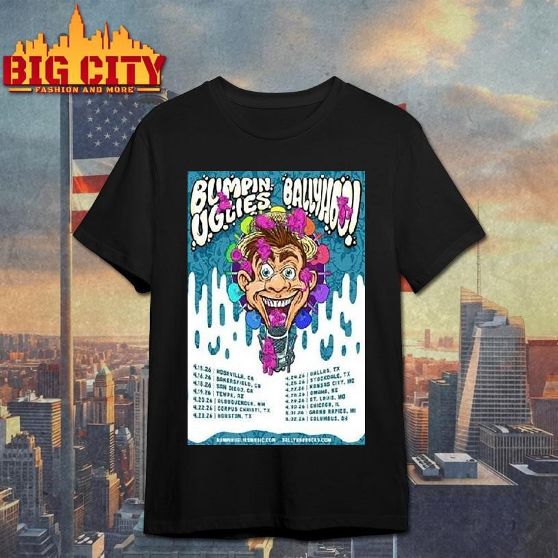 Bumpin Uglies And Ballyhoo Usa Tour 2026 Shirt Unisex T-shirt, Sweatshirt, Hoodie, Long Sleeve Tee - T-Shirt, Sweatshirt, Hoodie