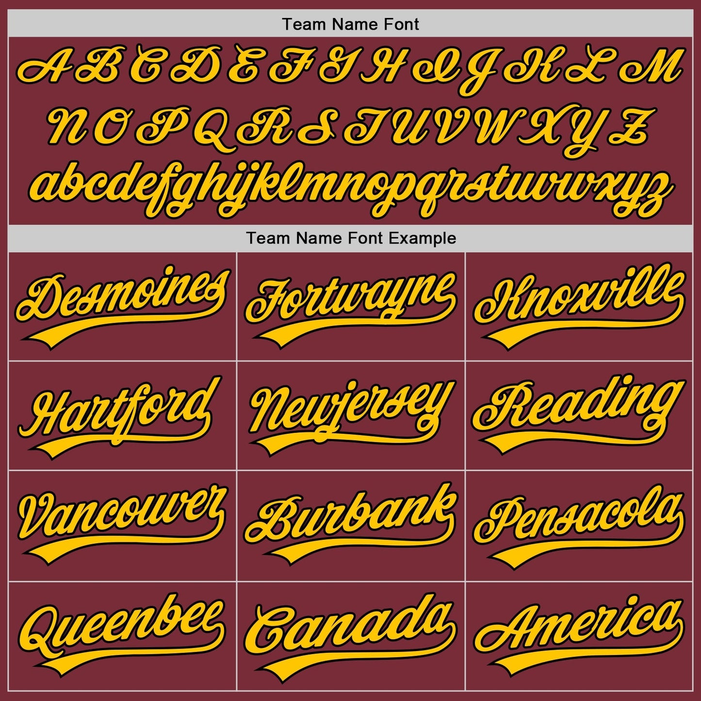 Custom Burgundy Yellow-Black Authentic Baseball Jersey baseball jersey product view 4