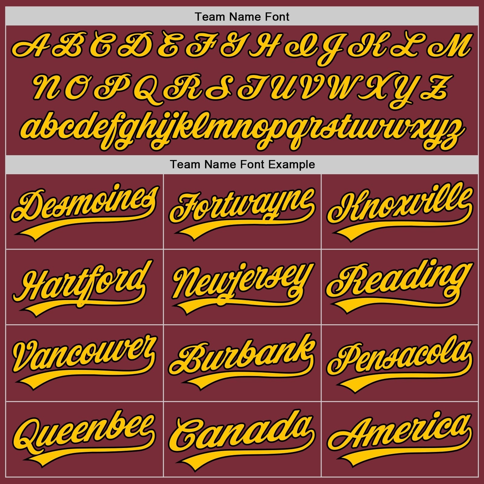 Custom Burgundy Yellow-Black Authentic Baseball Jersey baseball jersey product view 4