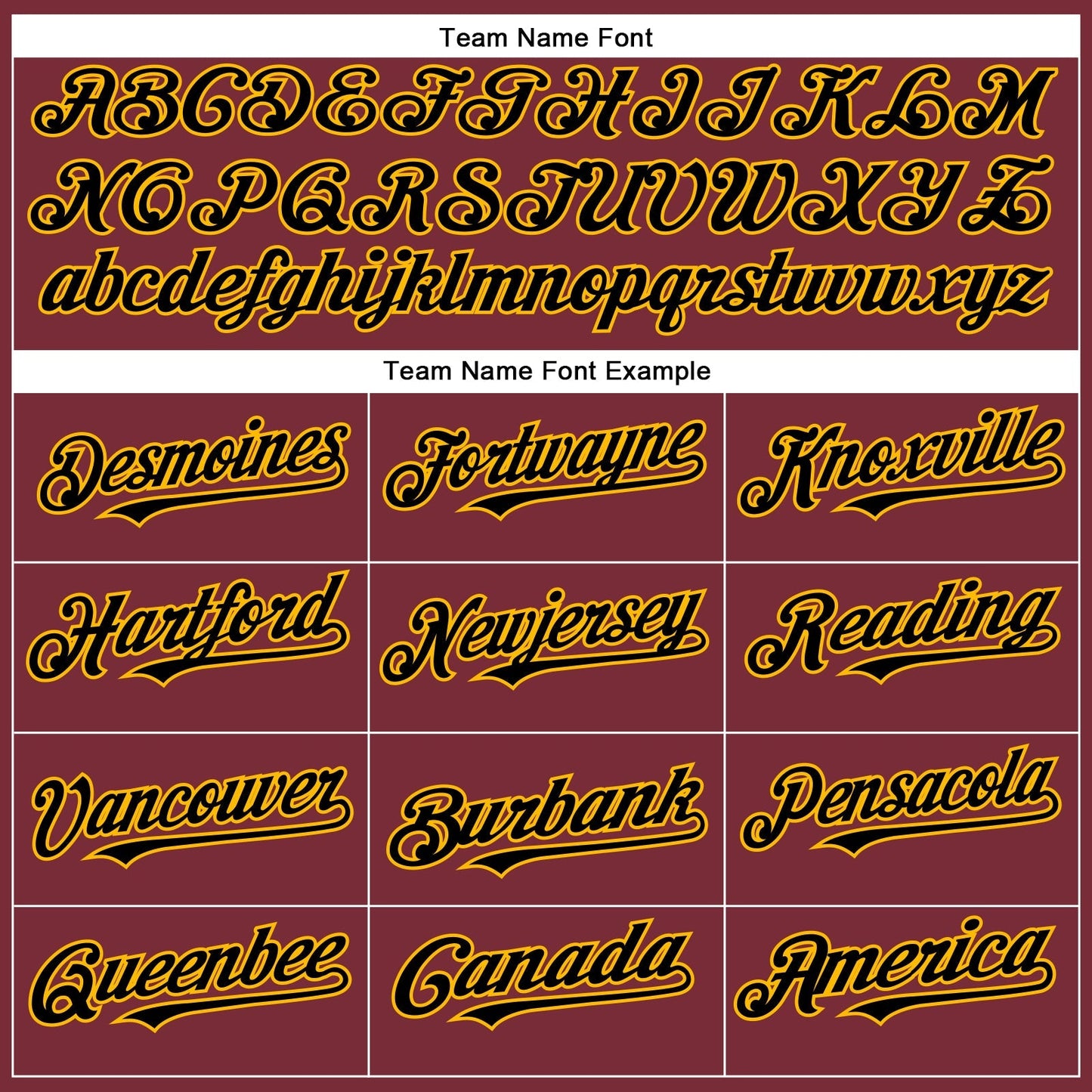 Custom Burgundy Black-Gold Authentic Baseball Jersey baseball jersey product view 4