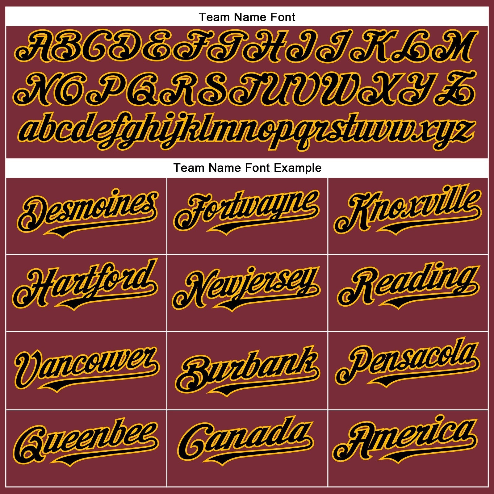 Custom Burgundy Black-Gold Authentic Baseball Jersey baseball jersey product view 4
