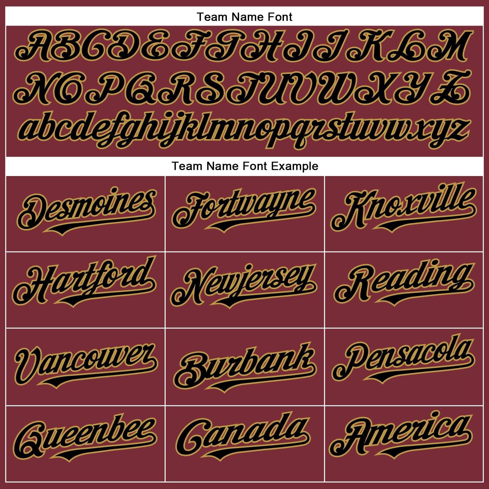 Custom Burgundy Black-Old Gold Authentic Baseball Jersey baseball jersey product view 4