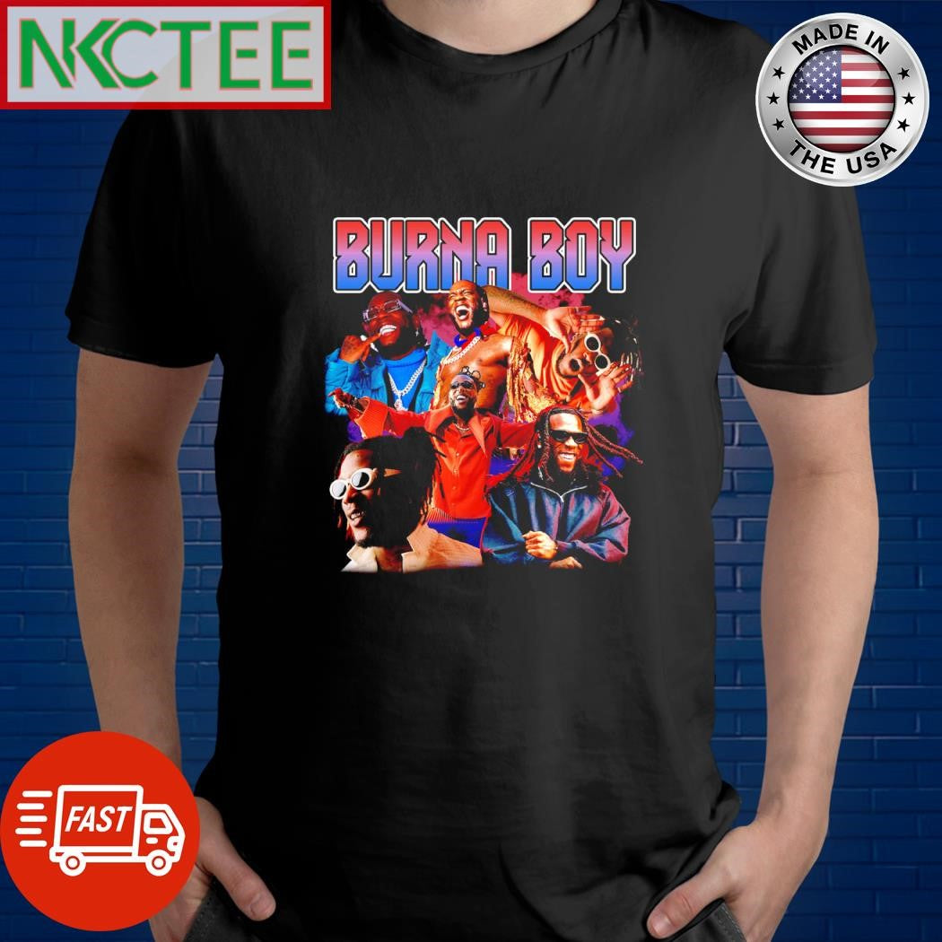 Burna Boy vintage shirt Unisex T-shirt, Sweatshirt, Hoodie, Long Sleeve Tee - T-Shirt, Sweatshirt, Hoodie