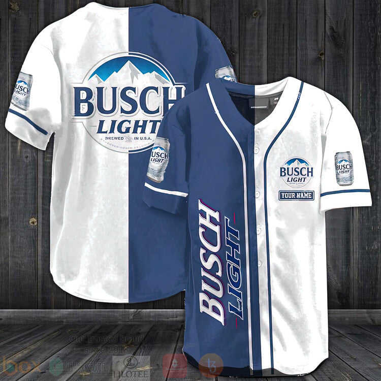 FASHION Busch Light Baseball Jerseys Botton Shirt baseball jersey product view 1