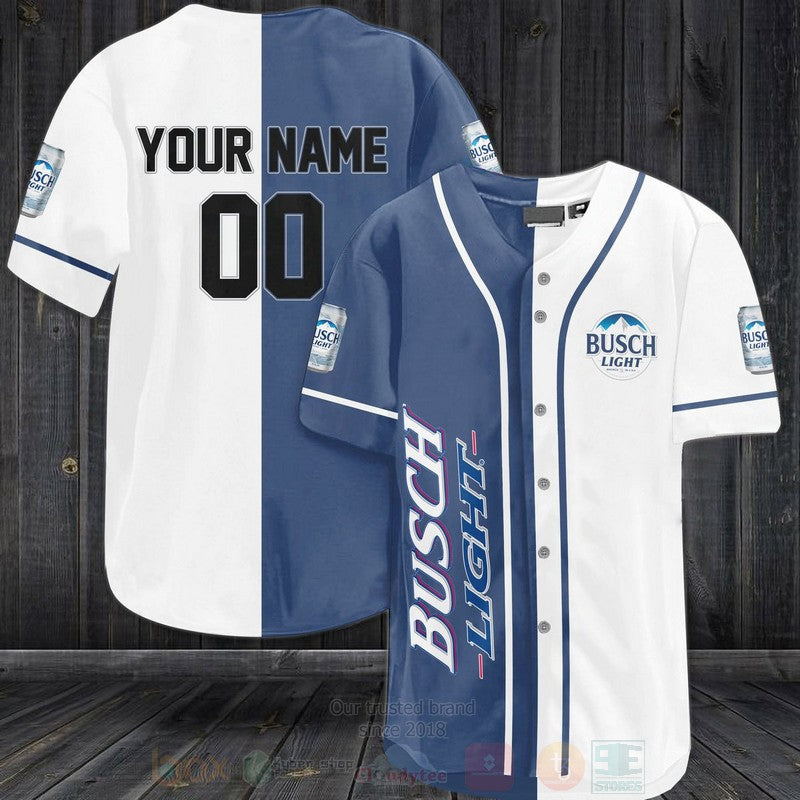 FASHION Busch Light Personalized Baseball Jerseys Botton Shirt baseball jersey product view 1