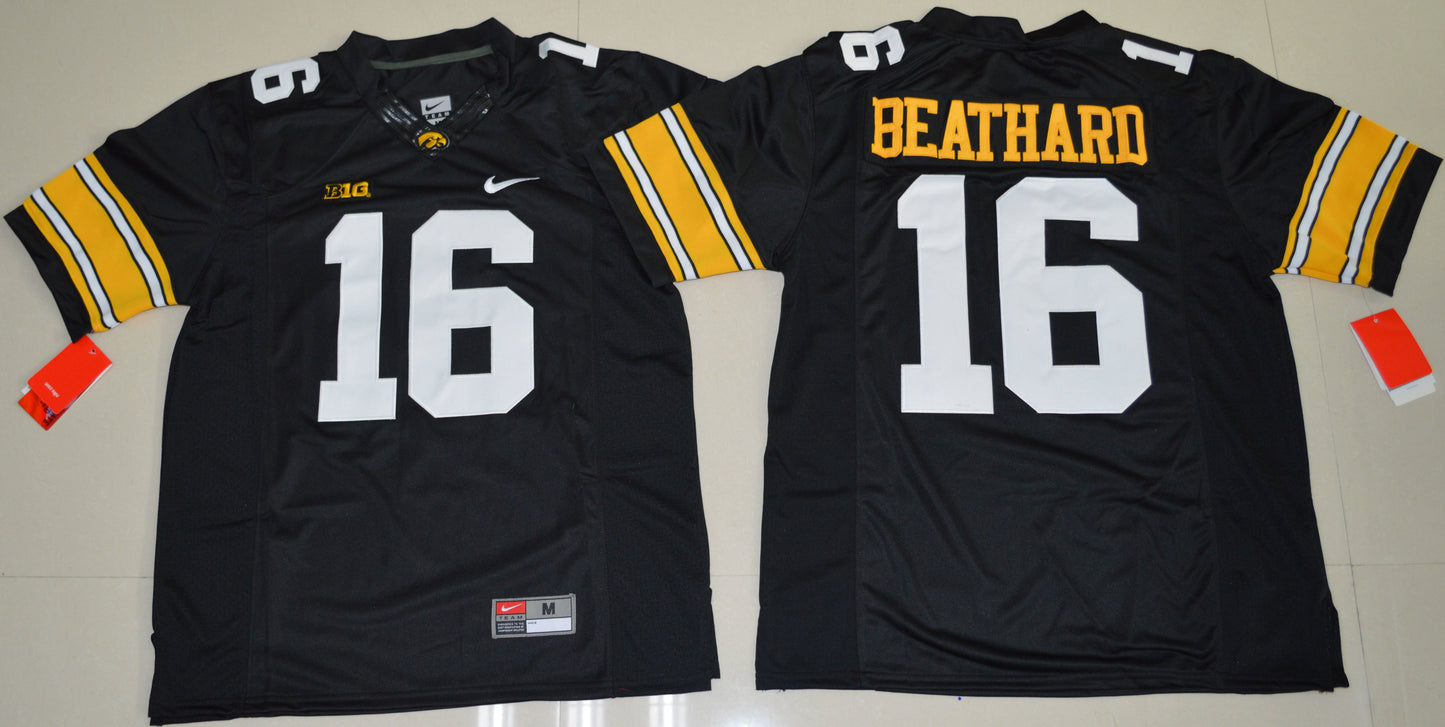 C.J Beathard 16 Black College Football Jersey football jersey product view 1
