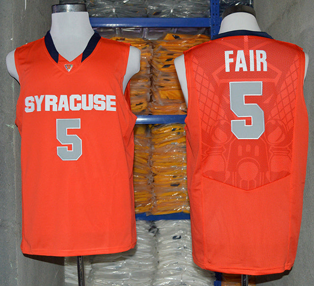 C.J Fair 5 Orange College Football Jersey football jersey product view 1