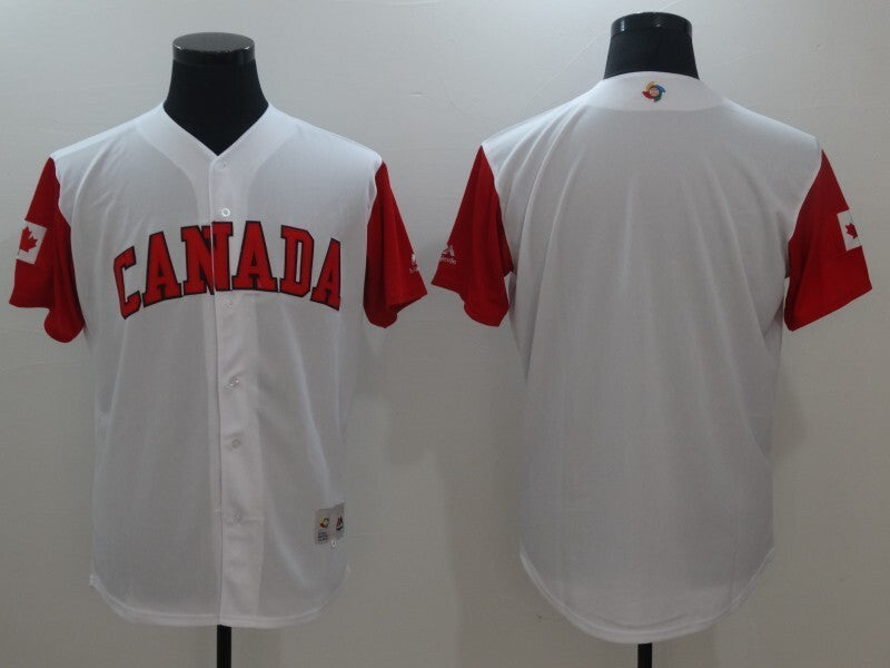 CANADA Adult Baseball Jersey baseball jersey product view 1