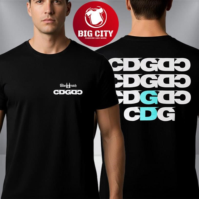 CDG x G-Dragon Ubermensch World Tour 2025 Two Sided Shirt Unisex T-shirt, Sweatshirt, Hoodie, Long Sleeve Tee - T-Shirt, Sweatshirt, Hoodie