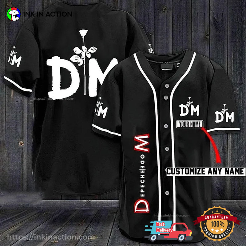Customized Name Depeche Mode Tour 2023 Violator Baseball Jersey baseball jersey product view 1