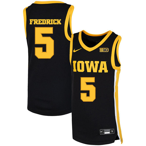 CJ Fredrick 5 Black College Football Jersey football jersey product view 1